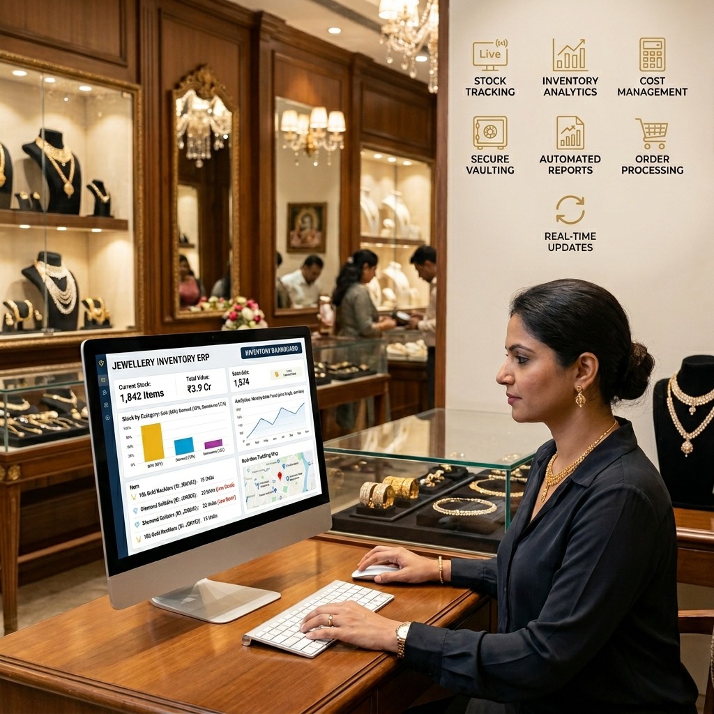 Manual vs ERP in Jewellery Business: 7 Daily Losses You Can’t Afford to Ignore in 2026