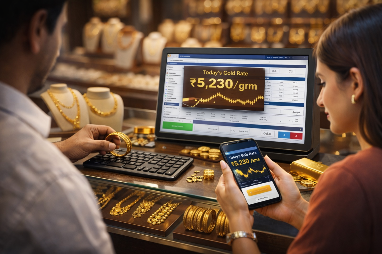 Gold Rate Is Changing Every Day — How Smart Jewellers Are Managing Billing Without Errors