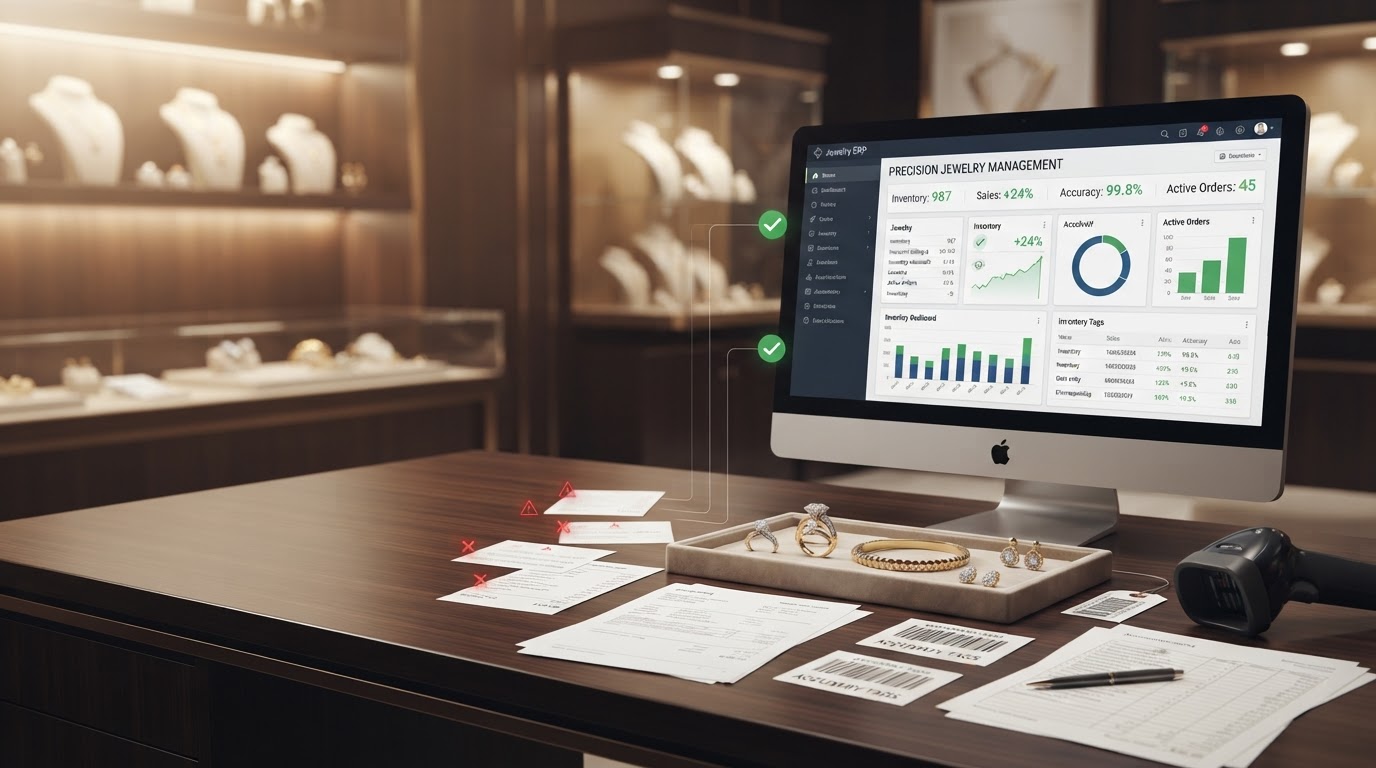 What Are the Common Errors in the  Jewellery Business and How Can They Be  Avoided? | Jewellery ERP Software Guide