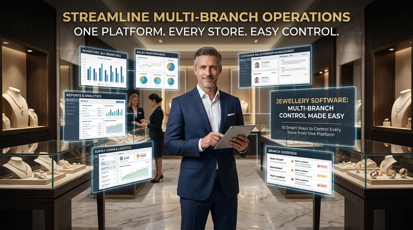 Jewellery Software for Multi-Branch Management Made Easy: 10 Smart Ways to Control Every Store from One Platform
